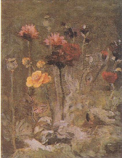 Vincent Van Gogh Still Life with Scabiosa and Ranunculus